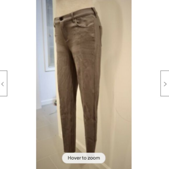 M GRAY Yummie by Heather Thomson Tyler Skinny Leg Pants Medium Jegging Leggings - Picture 4 of 12